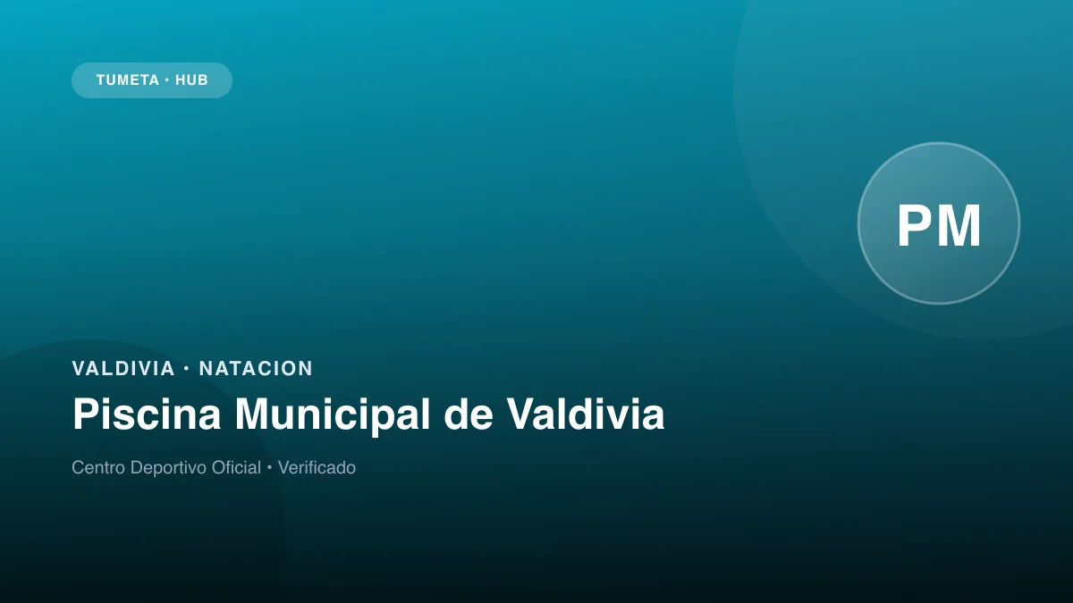 Piscina Municipal de Valdivia