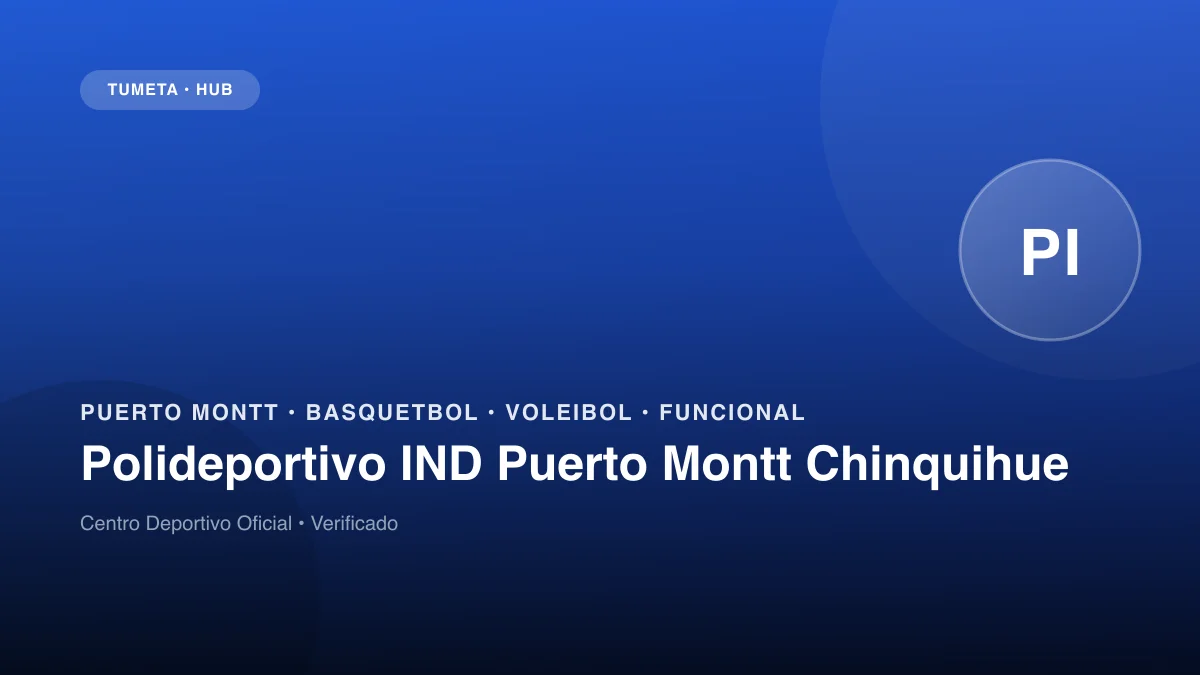 Polideportivo IND Puerto Montt Chinquihue
