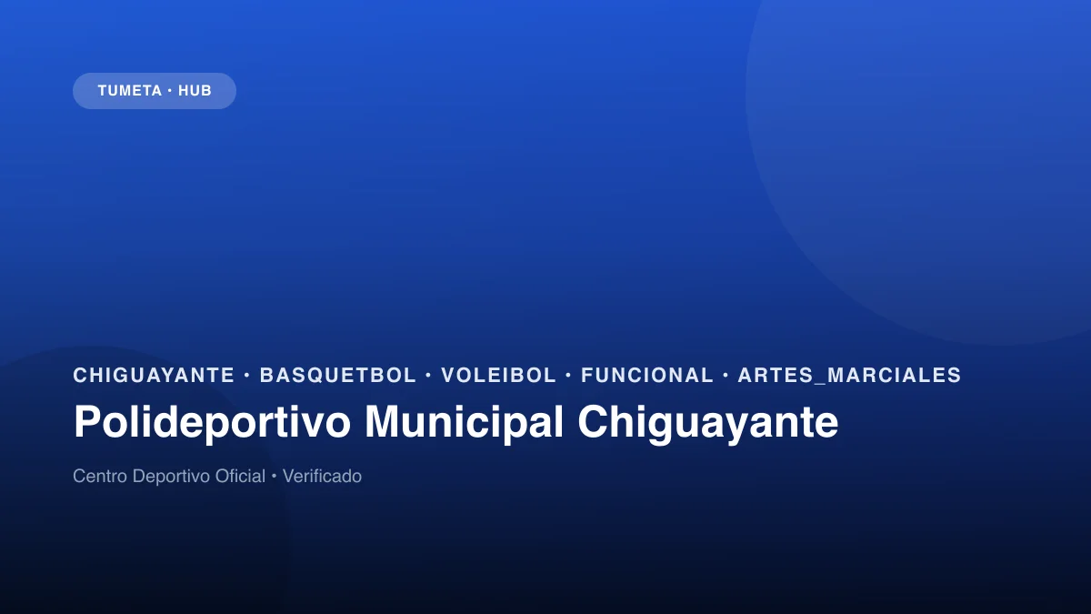 Polideportivo Municipal Chiguayante