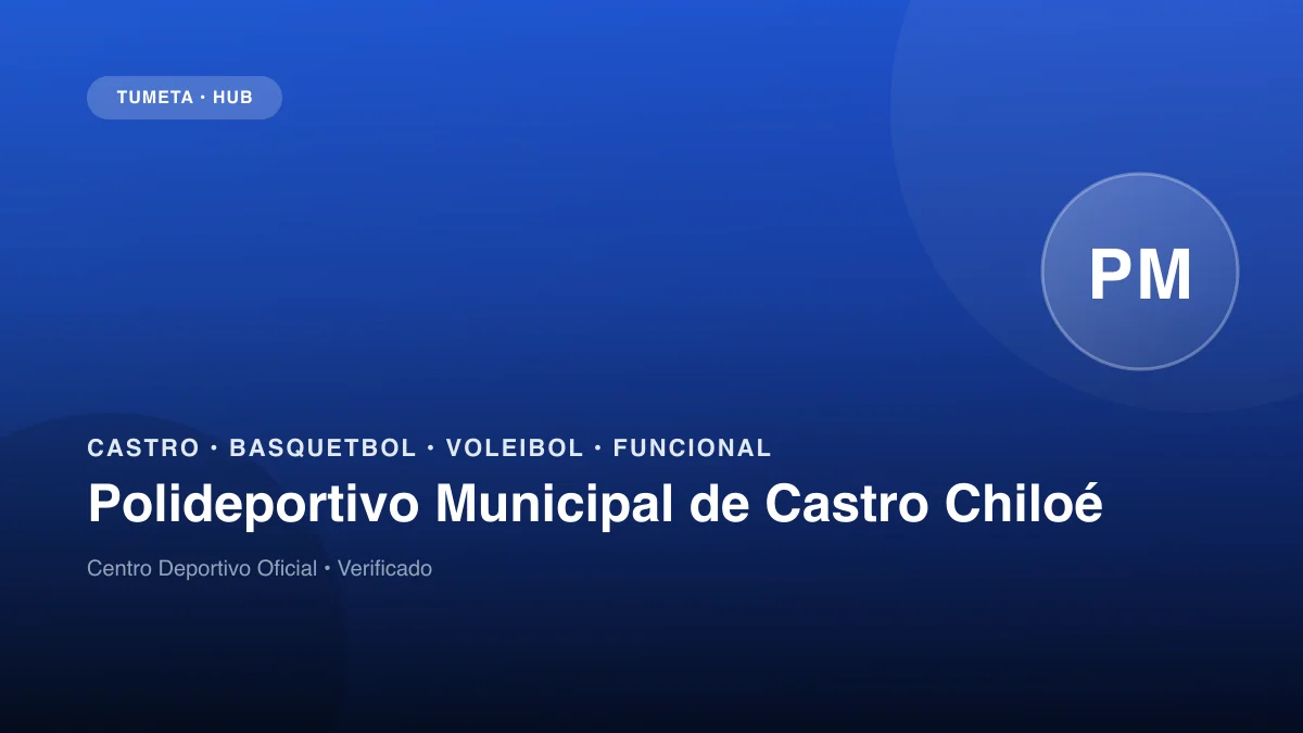 Polideportivo Municipal de Castro Chiloé