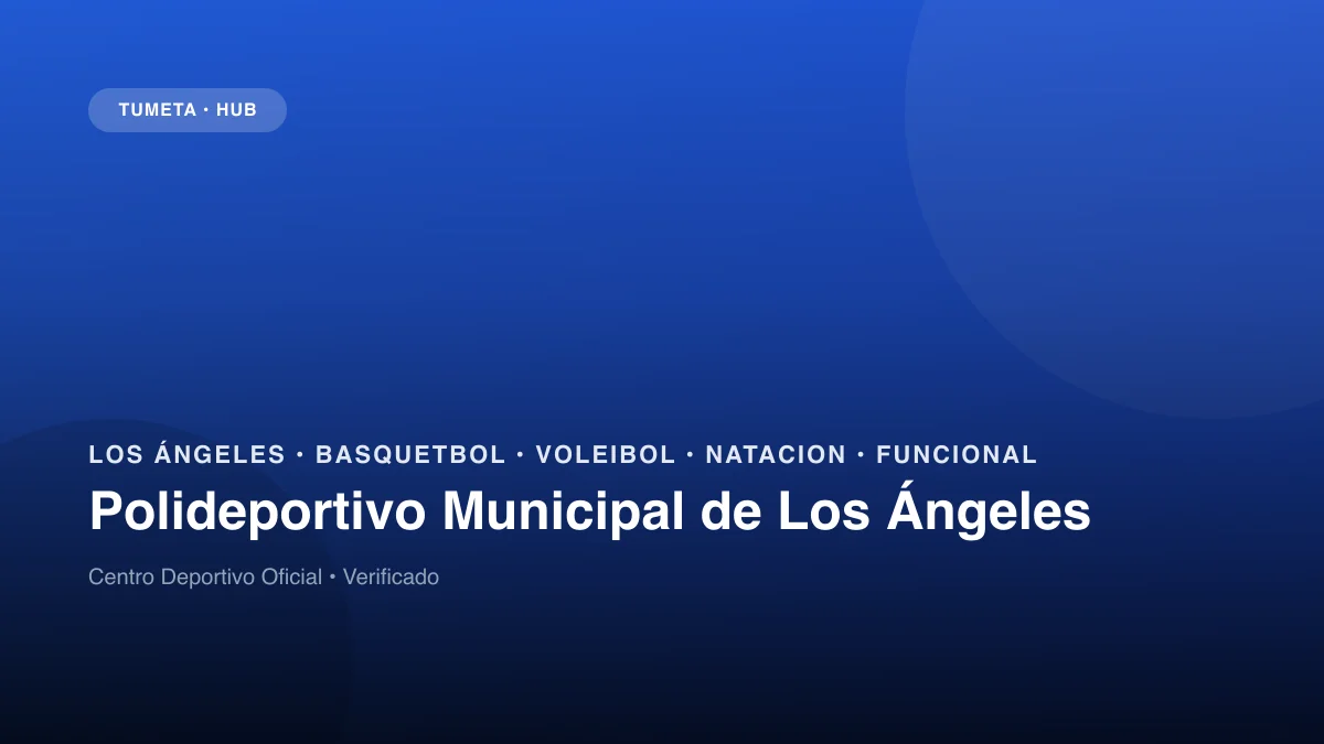 Polideportivo Municipal de Los Ángeles