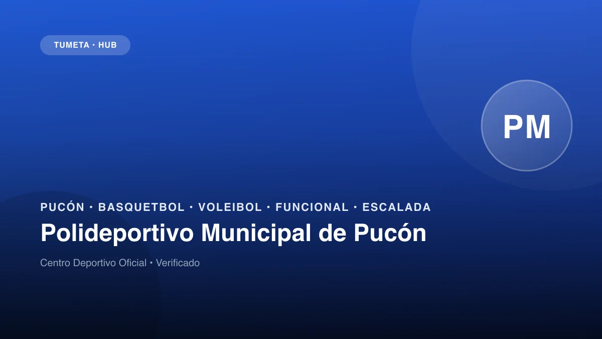 Polideportivo Municipal de Pucón