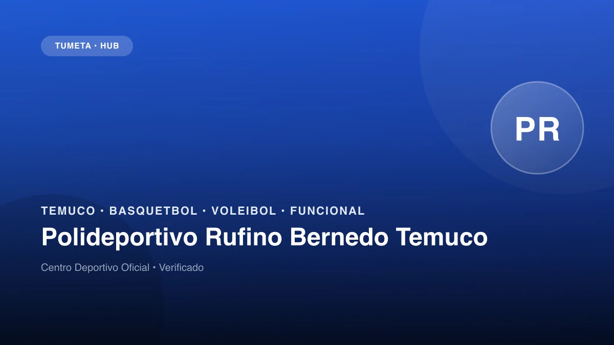 Polideportivo Rufino Bernedo Temuco